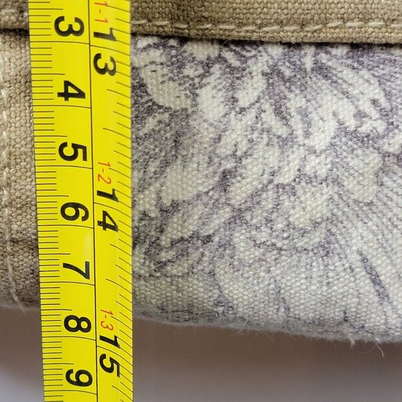 Boho Floral Canvas Tote Bag | Made in India | Slouchy Carryall 16"x15" - Picture 14 of 14